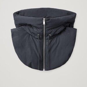 COS Black Puffer Hood